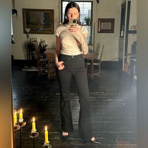 Rag & Bone Black Flared Pants